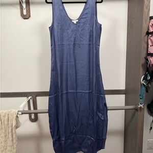 Tecovas Embroidered Slip Dress